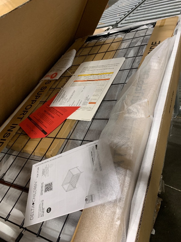 Photo 1 of ** NEW ** Delta Children Ollie 4-in-1 Convertible Crib - Greenguard Gold Certified, Walnut Espresso