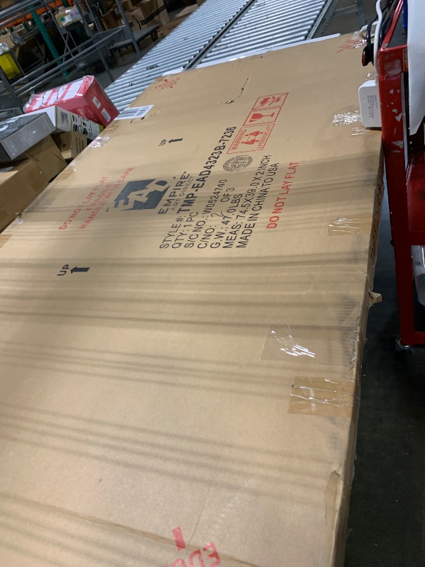 View 2 of ** SET TWO BOX** Empire Art Direct "Sapphire Sea Oversized 72"x 36" Frameless Free-Floating Reverse Printed Tempered Art Glass Panels Set of 2, Ready to Hang, Living Room, Bedroom & Office, 72" x 36" x 0.2" each