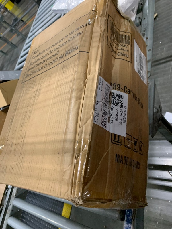 Photo 1 of ** BNEW COMPLETE SET** ** TRAVELEO 4 Piece Carry On Luggage Set 20 Inch, Expandable PP Hardshell Suitcase with Detachable Spinner Wheels & TSA Lock, Includes Cosmetic Case, Travel Tote & Toiletry Bag, Lightweight (Black)