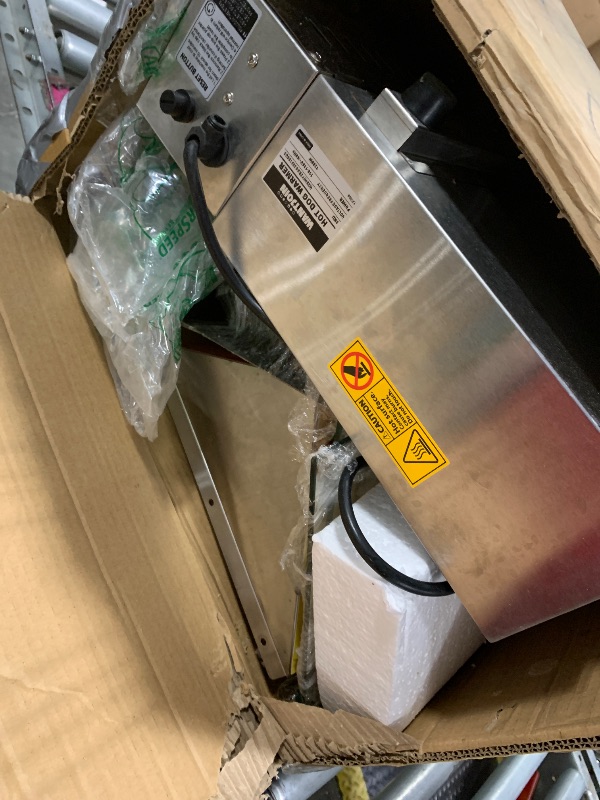 Photo 1 of ** VERY USED** WantJoin Hot Dog Steamer - 28.8QT Electric Commercial Hot Dog Steaming Machine with Bun Warmer, Glass Sliding Door for 175 Hot Dogs and 40 Buns Adjustable Temperature