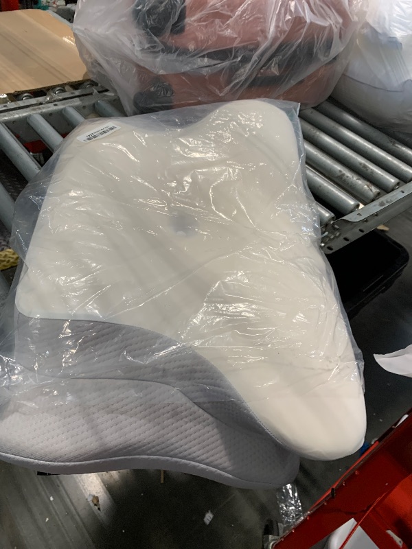 Photo 1 of ** USED** Cervical Neck Pillow for Pain Relief - Ergonomic Memory Foam Pillows for Sleeping, Cooling Side Sleeper Pillow for Neck Support, Contour Orthopedic Bed Pillow for Back Stomach Sleepers