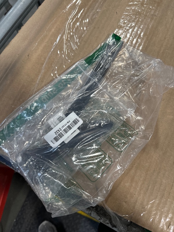 Photo 1 of **MISSING HARDWARE**
All-Purpose Stainless Steel Shower Squeegee for Shower Doors with 2 Adhesive Hooks, Bathroom Cleaner Tool Household Window Mirror Squeegee for Home Cleaning, Glass Door, Tile Wall, Car, 12 Inch Black