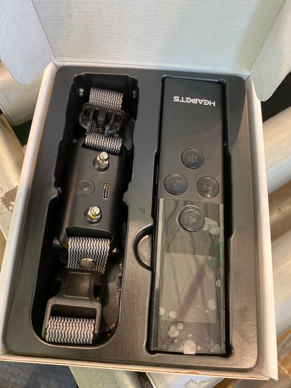 Photo 1 of *USED*
Dog Training Collar with Remote Control, 1600FT Electric Collars for Dogs 8-120 LBs, IP67 Waterproof Collar with Safe Static, Beep, Vibration, Rechargeable E-Collar for Small Medium Large Dogs, Black