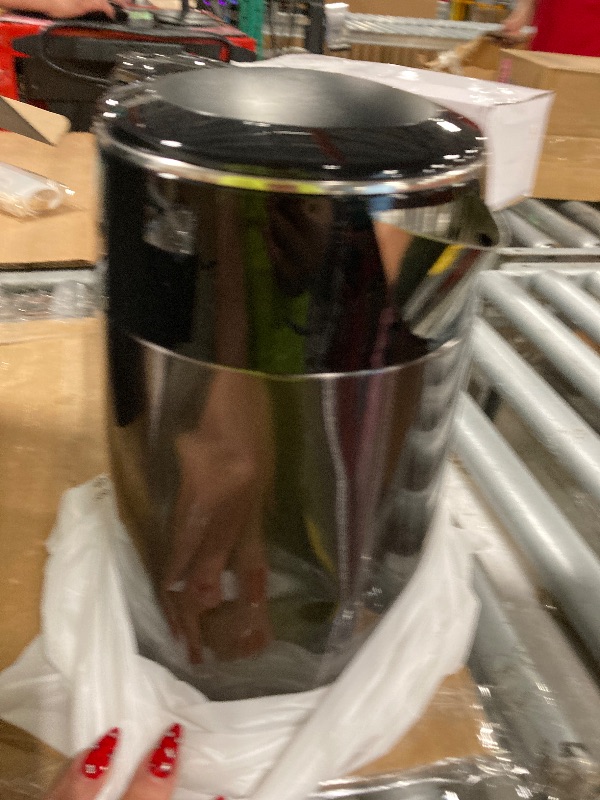 Photo 1 of ***DENTED***Mecity Electric Kettle 1.7L Touch Screen Temperature Control Water Boiler, No Plastic Contact with Water. 6 Preset Temperature Programs, 2 Hours Keep Warm, Dark Grey