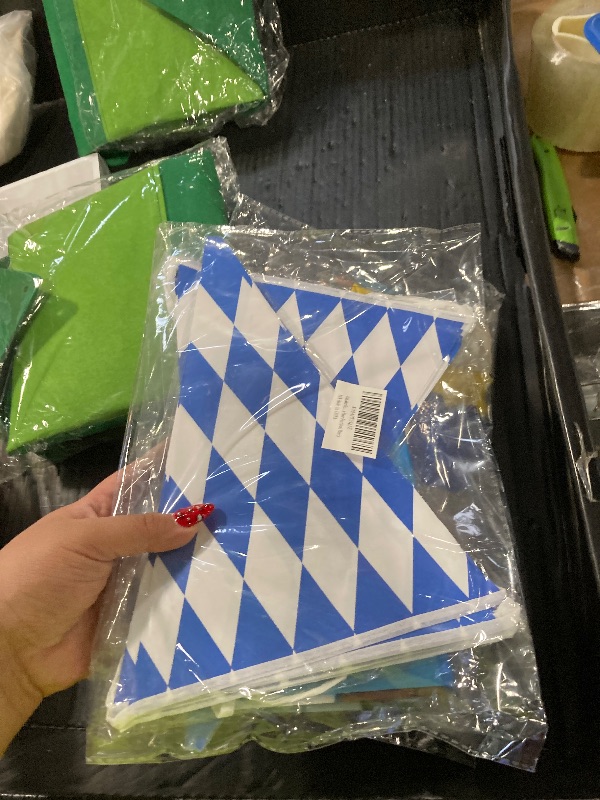 Photo 1 of **3 pack**DMIGHT Oktoberfest Decorations Set with Backdrop, Pennant Banners and Balloons, Oktoberfest Party Supplies for Bavarian Theme, Photo Booth Props Decorations For German Theme Party Beer Festival Party