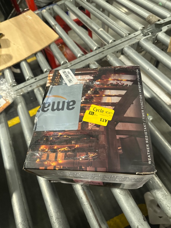 Photo 1 of 1620 LED Christmas Outdoor Lights with 360 Drops, 164ft Hanging Curtain Lights with 8 Modes Timer & Memory, Waterproof Christmas Fairy Lighs for House Roof Holiday Yard Wedding Decor (Warm White)