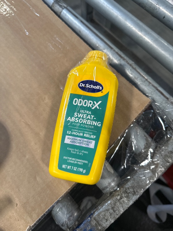 Photo 1 of ??Dr. Scholl's ULTRA-SWEAT ABSORBING FOOT POWDER, 7 oz // Maximum Sweat Absorption - Clinically Tested 12-Hour Relief - Keeps Feet Fresh & Dry ?