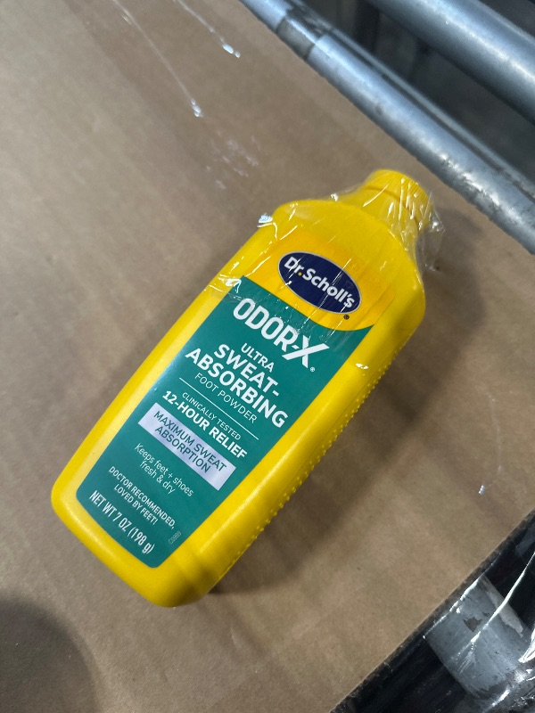 View 2 of ??Dr. Scholl's ULTRA-SWEAT ABSORBING FOOT POWDER, 7 oz // Maximum Sweat Absorption - Clinically Tested 12-Hour Relief - Keeps Feet Fresh & Dry ?