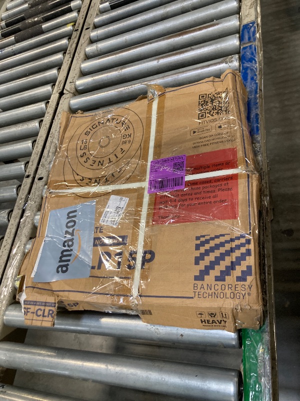 Photo 1 of ***15 LB***02 PLATE*** Fitvids Olympic Bumper Plates Set, 2" Weight Plates for Strength Training & Weightlifting, 