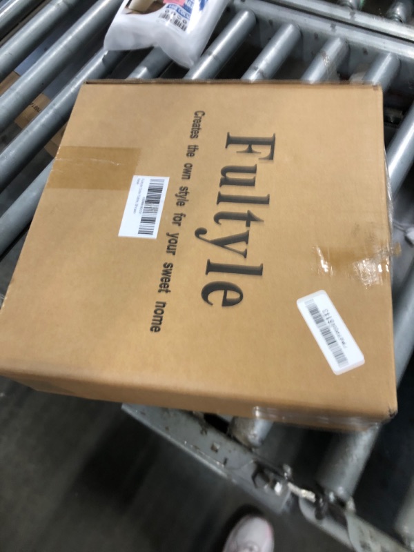 Photo 1 of Fultyle Round Side Table, Small Drink Table for Small Spaces, Modern Accent Nightstand with Solid Wood Leg for Living Room, Bedroom, Corners, and Office (Rustic Brown)