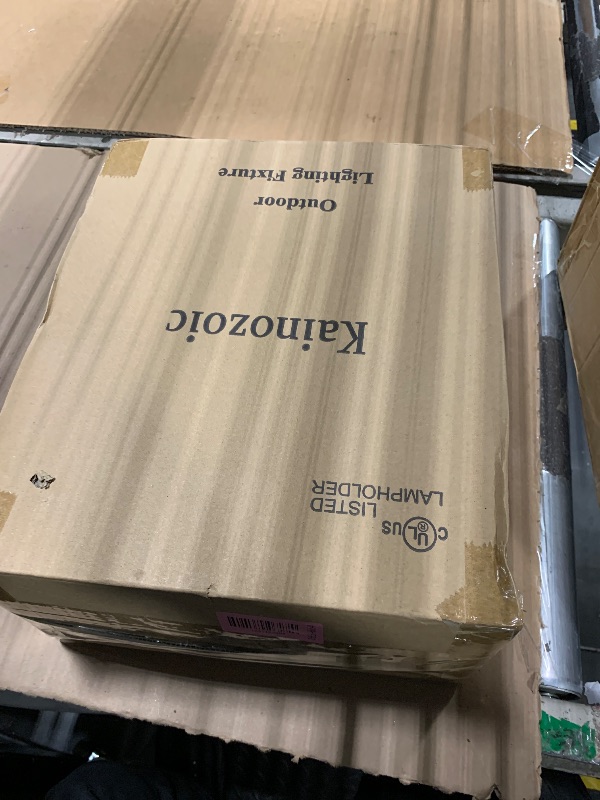 Photo 1 of Kainozoic Outdoor Wall Light with Smart Bulb Exterior Lighting Fixtures Waterproof Porch Lights Outdoor Anti-Rust Wall Lantern with Clear Glass Outside Lights for House -2 Pack