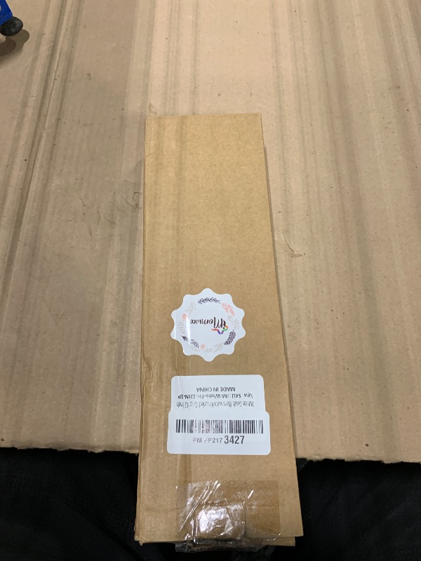 Photo 1 of 12 Inch Oil Rubbed White Grab Bar w/Anti-Slip knurled Grip, iMomwee Stainless Steel Wall Mount Bathroom Safety Handrail Support, Shower Balance Bar, Handicap Elderly Senior Assist Textured Bath Handle