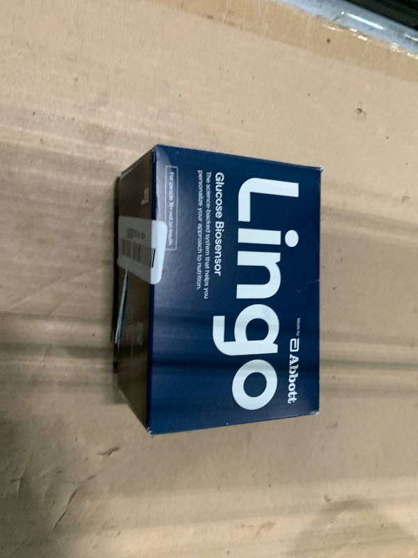 Photo 1 of *Used item* Lingo Continuous Glucose Monitor (CGM) & App. Made by Abbott. Know the impact of what you eat. 1 Lingo biosensor lasts up to 14 Days*. Works with iOS and Android. US Only.
