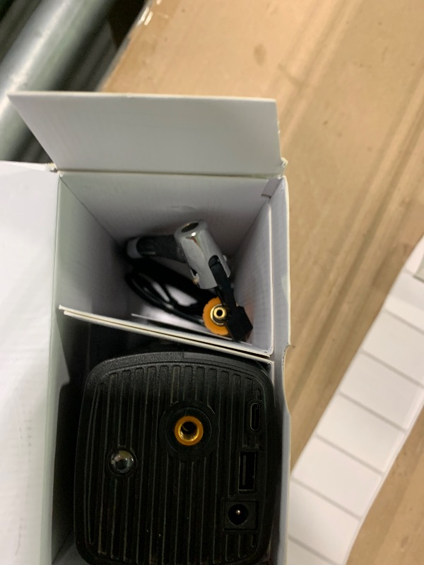 Photo 1 of ** FUNCTIONAL** Tire Inflator Portable Air Compressor, 5X Faster Portable Air Pump for Car Tires with Powerful Battery, 180PSI Cordless Air Pump with Digital Pressure Gauge for Cars, Bike & Motorcycle Tires, Ball