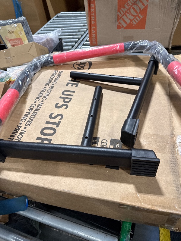 Photo 1 of ** SIMILAR IMAGE***Adjustable Walking Pad Handle only, 19.7 inch Wide, 38 inch Max Height, Red