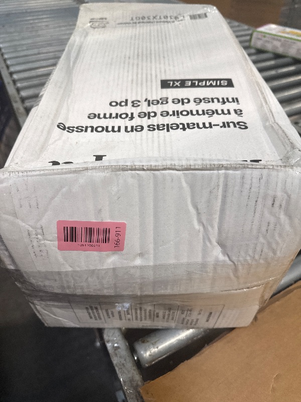 Photo 1 of ** SIMILAR IMAGE UNKNOWN MEASUREMENTS OR MODEL**Bedlore 4-Inch King Mattress Topper for Back Pain - Dual Layer Medium Support (2" Gel Memory Foam + 2" Cooling Fluffy Pillow Top Pad), Breathable & Pressure Relief (White)