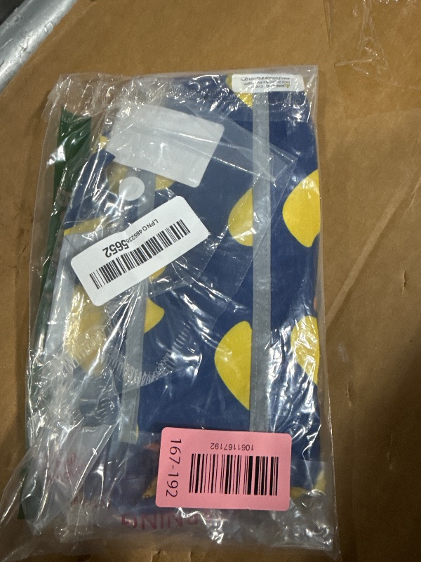 Photo 1 of **ZIPER IS DAMAGED**
Dog Raincoats for Medium Dogs Waterproof Hooded Rain Jacket with Reflective Strips Leash Hole & Poncho Adjustable Fit (Duck,M)