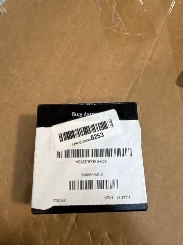 Photo 1 of *MINOR DAMAGE - USED*
SAMSUNG Galaxy Ring, AI Smart Ring, Size First w/Sizing Kit, No App Subscription, Fitness Monitor, Sleep Tracker, Up to 7-Day Battery, Size 10, Titanium Gold [US Version, 1Yr Manufacturer Warranty]