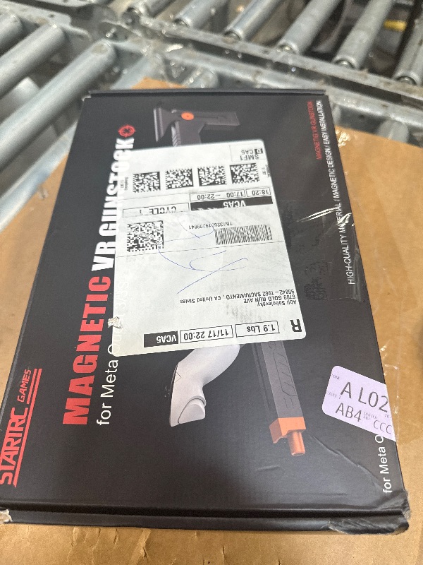 Photo 1 of [Ambidextrous Design] VR Gun Stock for Meta Quest 3/Oculus Quest 3S | Side-Loading Magnetic Design | Faster Mag Changes | Precision Angle Adjustment | Adjustable Cheek Rest & Strap | Lightweight for Enhanced FPS Gameplay