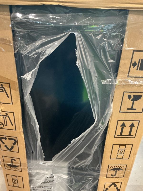 Photo 1 of ***Dented***Velieta Commercial Beverage Refrigerator, 24.5 Inch 15 Cu. Ft. Drink Fridge, Display Refrigerator with Glass Door, Commercial Display Fridge with 4 Adjustable Shelves, for Shops, Restaurants, Bars