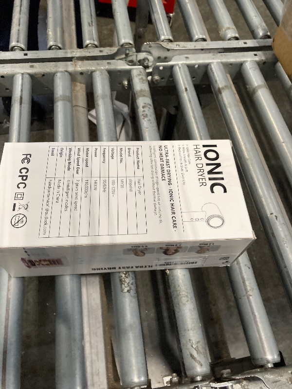 Photo 1 of (OUTLET)slopehill 110,000 RPM Professional Hair Dryer - 0.8lb Ultra-Lightweight, 2 Billion Ion Technology for 98% Frizz Reduction, AI Smart-Temp Control, Magnetic Attachments for All Hair Types (Pink)