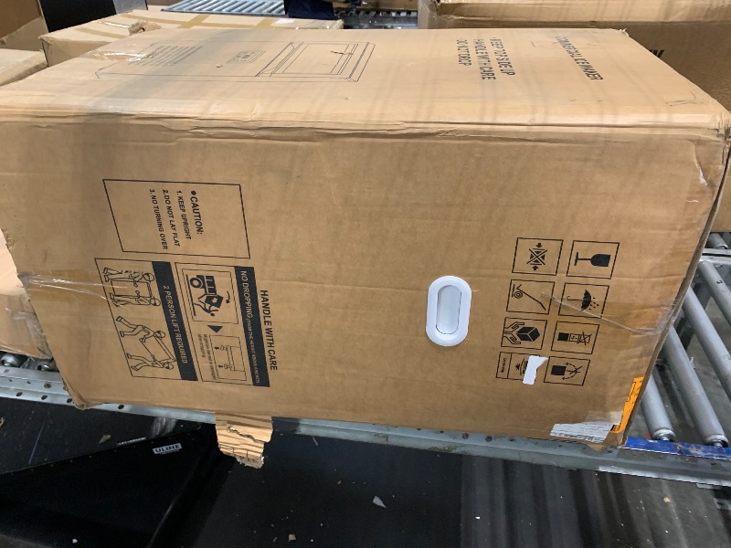 View 2 of ?150LBS/24H + 55 Ice Cubes/10-15 Mins? Commercial Ice Maker - 50LBS Storage, Stainless Steel, Self-Cleaning for Home Bar Outdoor