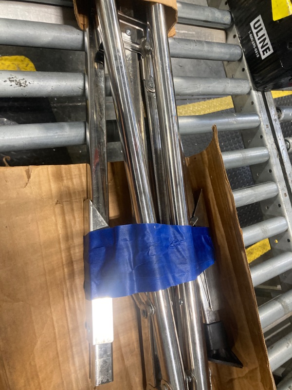 Photo 1 of ***MISSING LEG SHOE***Clothes Drying Rack 95 Inches Folding Indoor Outdoor, Drying Rack Clothing Collapsible Windproof, Foldable Laundry Drying Rack, Heavy Duty Stainless Steel Clothes Rack, Coat rack, 20 Hooks 12 Clips