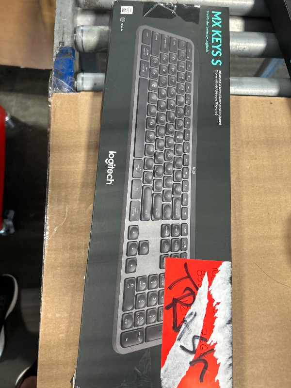 Photo 1 of Logitech MX Keys S Wireless Keyboard, Low Profile, Fluid Precise Quiet Typing, Programmable Keys, Backlighting, Bluetooth, USB C Rechargeable, for Windows PC, Linux, Chrome, Mac - Graphite