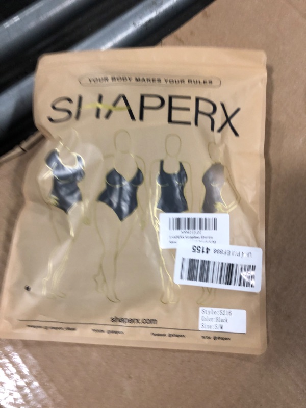 Photo 1 of *USED*
SHAPERX Strapless Bodysuit for Women Tummy Control Seamless Shapewear Thong Body Shaper with Invisible & Removable Straps,SZ5216-Black-S