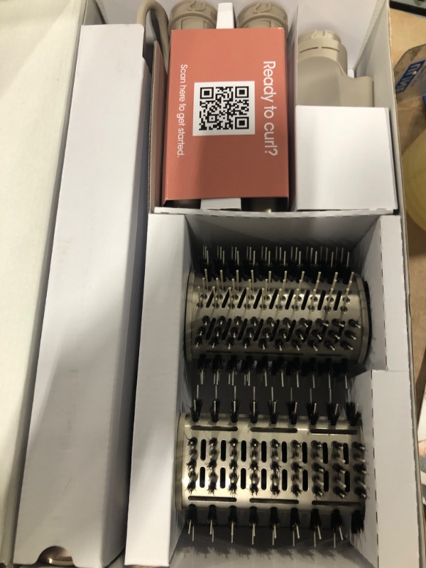 Photo 1 of *MINOR DAMAGE - USED - See Clerk Notes*
Shark HD430 FlexStyle Air Styling & Drying System, Powerful Hair Dryer Brush & Multi-Styler with Auto-Wrap Curlers, Paddle Brush, Oval Brush, Concentrator Attachment, Stone