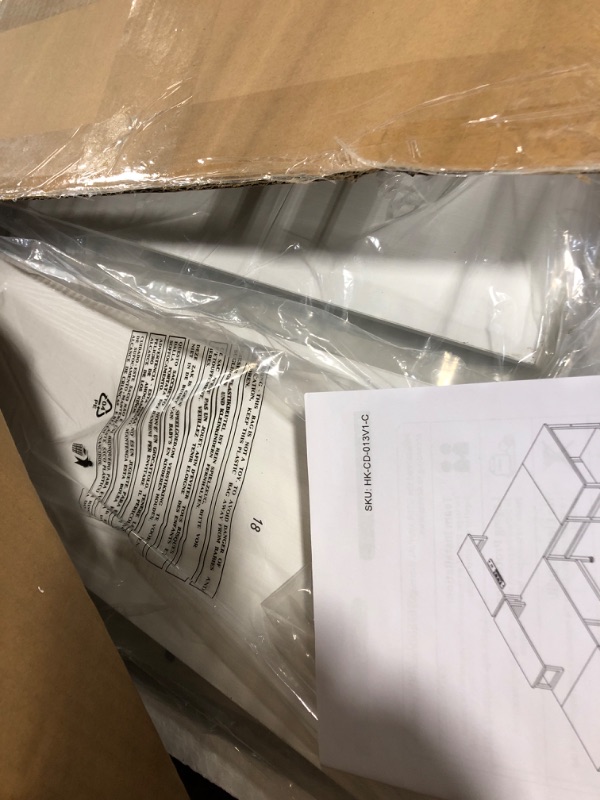 Photo 1 of Furologee 66” L Shaped Desk with Power Outlet, Reversible Computer Gaming Desk with File Drawer & 2 Monitor Stands for Home Office with Storage Shelves, White