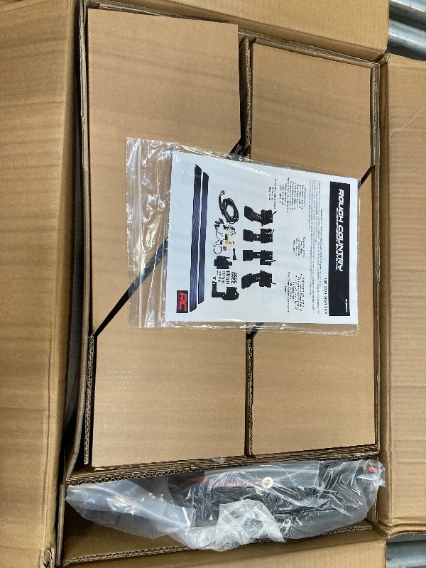 Photo 1 of Rough Country Power Running Boards with LED Step Lights for Chevy Tahoe & GMC Yukon SUV (2021-2025) - Dual Motor Electric Powerstep Board & Retractable Truck Steps ****no step board***