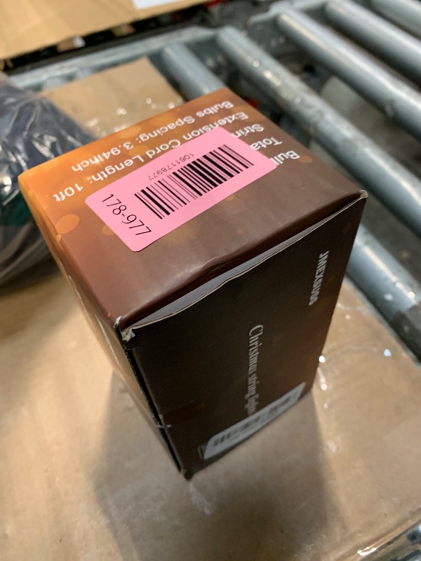 Photo 1 of *UNTESTED*
JMEXSUSS Multicolor Christmas Tree Lights Outdoor Indoor Clear Wire, 200 LED Christmas Lights 66ft Colorful String Lights Plug in for Bedroom Tree Room Party Xmas Decorations