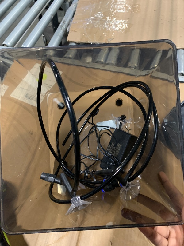 Photo 1 of ***** NO MANUAL **** Exo Terra Monsoon Multi II Reptile Terrarium Mister, Black | Programmable Misting System with 4.5 BAR Pressure Pump | Flexible Nozzles, Leak-Proof Connectors | 8L (2 Gallon) Reservoir