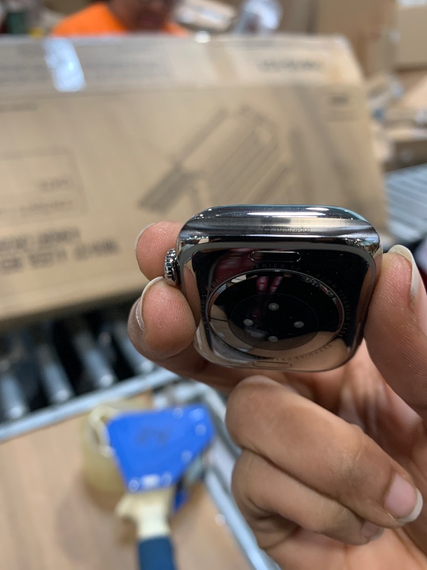 Photo 1 of ****** S/N  EMVG79PQQ0 ****** Apple Watch Series 10 [GPS + Cellular 42mm case] Smartwatch with Natural Titanium Case with Natural Milanese Loop. Fitness Tracker, ECG App, Always-On Retina Display, Carbon Neutral