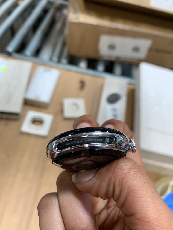 Photo 1 of **** S/N 5A131WRCVW21TX  ***** Google Pixel Watch 4 (41mm) - Android Smartwatch with Heart Rate and Sleep Tracking - 30-Hour Battery - Fitness Tracking - Google AI - Polished Silver Aluminum Case - Porcelain Active Band - Wi-Fi