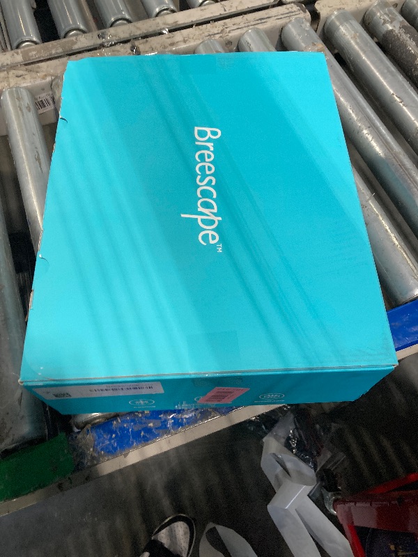 Photo 1 of **MISSING PARTS**
Breescape Cooling Sheet Set Queen Size - BlendTek™ Dry & Cool Technology for Hot Sleepers and Night Sweats, Q-Max>0.46 Tech, Deep Pocket Up to 18", 360° Elastic Band, Ivory