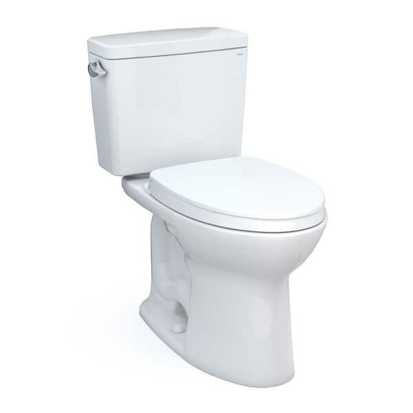 Photo 1 of ****SET OF 5***** Drake 12 in. Rough In Two-Piece 1.6 GPF Single Flush Elongated Toilet in Cotton White, SoftClose Seat Included
