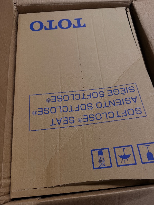 Photo 1 of ****SET OF 5***** Drake 12 in. Rough In Two-Piece 1.6 GPF Single Flush Elongated Toilet in Cotton White, SoftClose Seat Included