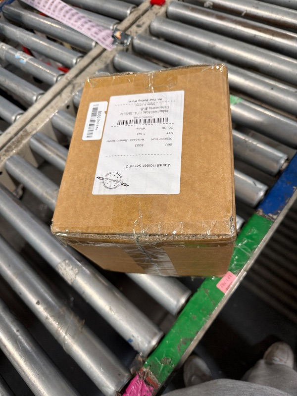 Photo 1 of ***MISSING LARGE HOLDER*** ArteBake Utensil Holder, 7.3"+5.4" Ceramic Kitchen Utensil Holder for Countertop, Large Cooking Utensil Crock for Kitchen Counter, Set of 2, Beige