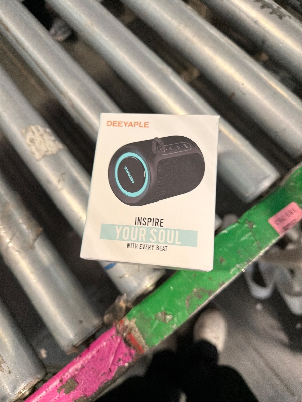 Photo 2 of Bluetooth Speaker Wireless,IP67 Waterproof & Dustproof Portable Speaker with Lights,15W Loud Stereo Sound, 2500mAh Battery All Day Playtime, TWS Pairing, BT5.3, Home/Party/Outdoor/Beach (Black)