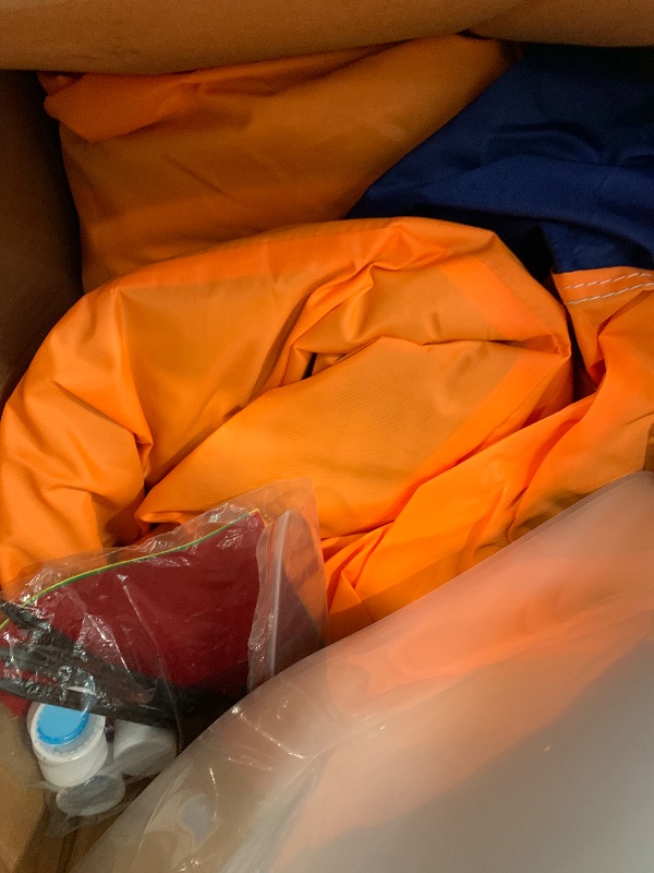 Photo 4 of Sportspower Big Wave II Inflatable Water Slide Bounce House with Climbing Wall & Splash Pool, Heavy Duty, ASTM Certified, on Included Blower, 11.5 x 10.5 x 8 FT