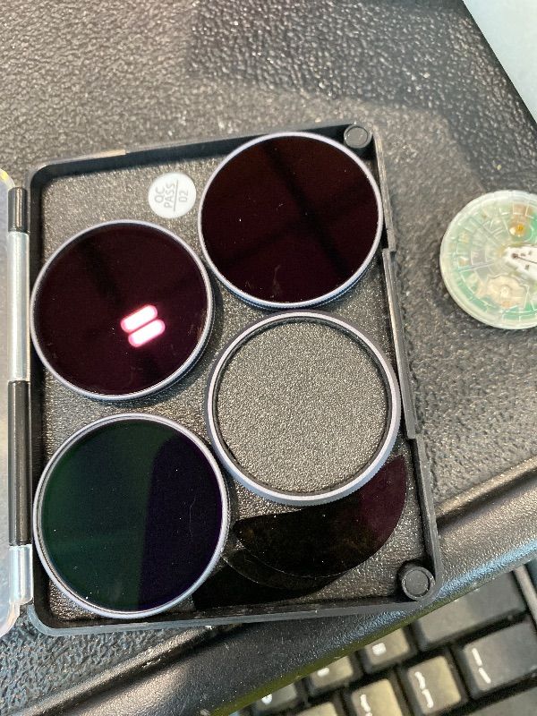 Photo 1 of ***READ CLERK NOTES*** NEEWER ND Filter Set Compatible with DJI Osmo Action 5 Pro/4/3, 4 Pack Multicoated HD Optical Glass Snap On ND8/ND16/ND32/CPL Filters, Action Camera Lens Accessories with 2X Cleaning Cloth