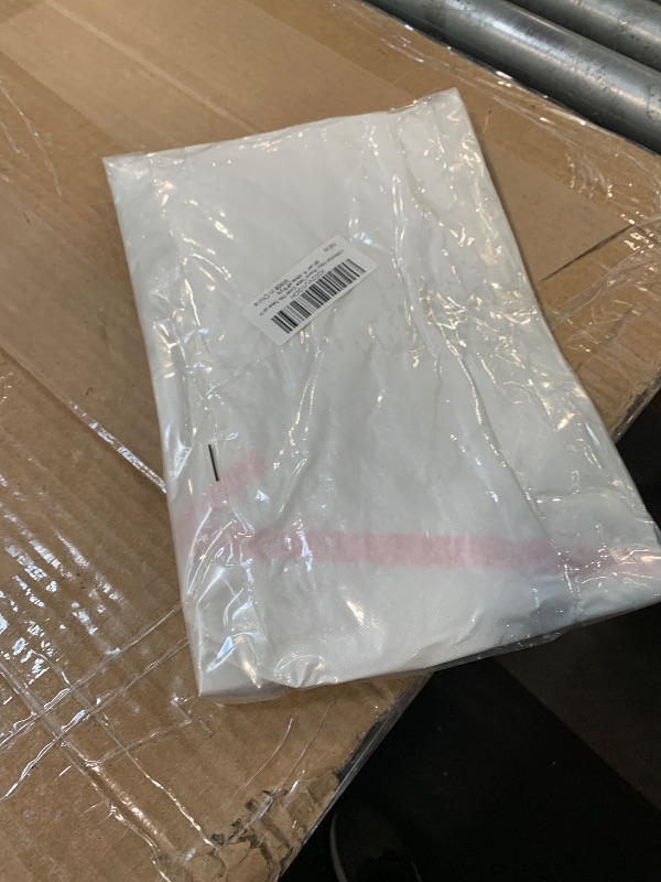 Photo 1 of *MINOR DAMAGE - USED*
LUSHVIDA Round Waterproof Table Cover Elastic Vinyl Fitted Tablecloth Elastic Edged Plastic Table Cloth (White, Best for Up to 36"-44" Round)