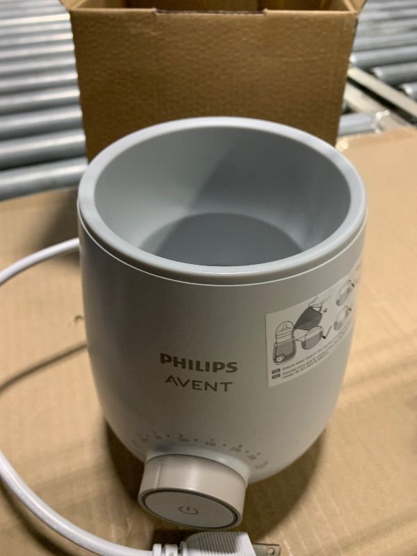 Photo 1 of **MISSING PARTS/BASE ONLY**       
Philips Avent Premium Fast Bottle Warmer, with Smart Temperature Control, Water Bath Technology, Automatic Shut-Off, Model SCF358