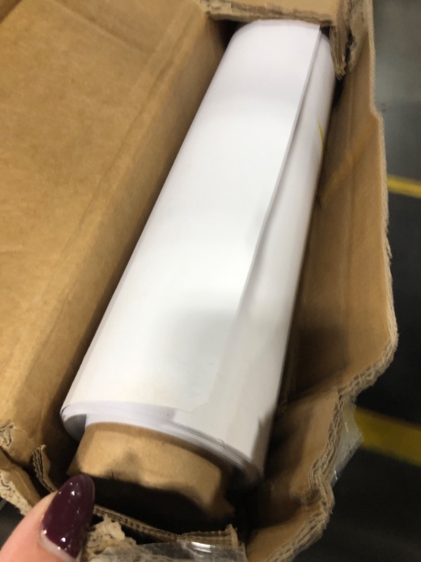 Photo 1 of **similar items**Stretch Wrap Film, White Plastic Wrapping Film, Shipping Plastic Protection Roll, 50 cm Roll Up to 400 m Stretch - OFITURIA (1 Piece)