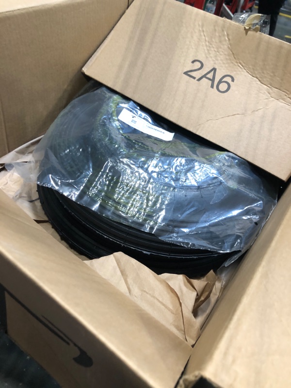 Photo 1 of (2-Set) AR-PRO 4.80/4.00-8" Tire and Inner Tube Set - Universal Replacement Tires and Inner Tubes with 15.5" Outer Tire Diameter and 4.80" Tire Width - Fits on Dollies, Trolleys, Wagons, and More