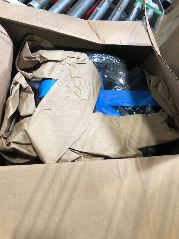 Photo 1 of (2 Sets) 4.00-6 Replacement Pneumatic Tires and Inner Tubes - Universal Fit 13” Tires and Tubes Compatible with Wheelbarrows and Gorilla Carts - With Ribbed Treads and TR13 Straight Valve Stems