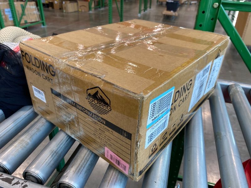 Photo 1 of *USED*
JIGOBING Collapsible Wagon, Portable Folding Wagons Carts with Wheels Foldable, 360lbs Heavy Duty Utility Cart with Cup Holders for Beach Grocery Camping Garden