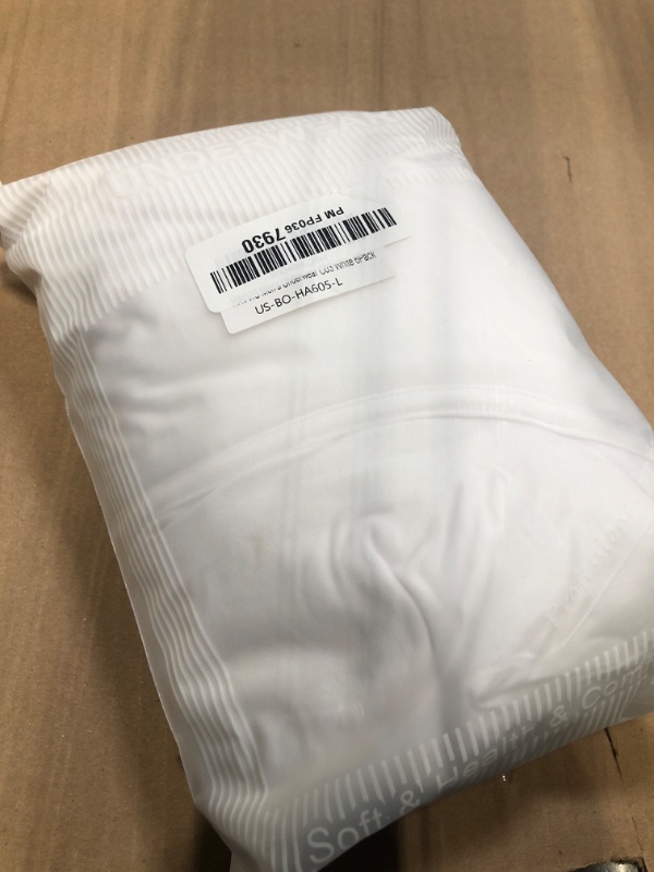 Photo 1 of HAVVIS Men's Performance Underwear Boxer Briefs Soft Comfortable Bamboo Viscose Underwear for Men Multipack (L, Boxer Briefs : C03-6 Pack - White)